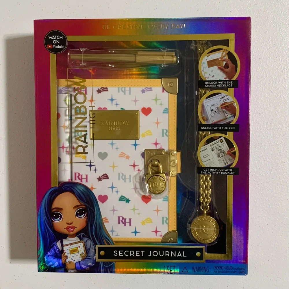Rainbow High Secret Journal Set-New